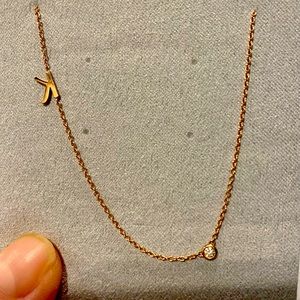 Delicate and dainty high quality initial necklace.